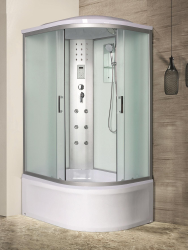 Душевая кабина River DUNAY 10000006184 120х80 асимметричная с крышей ориентация левая