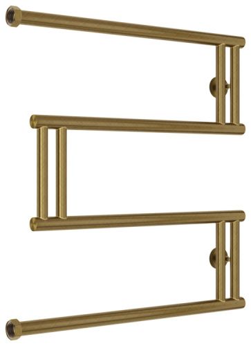 Полотенцесушитель водяной Сунержа High-Tech model M+ 05-4050-6060 60х60 бронза