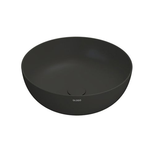 Раковина керамическая Globo T-EDGE B6T45SK 50х50 подвесная цвет серый без отверстий под смеситель