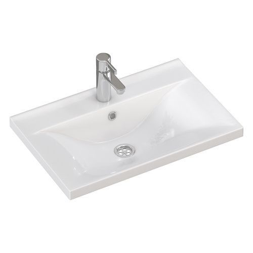 Раковина керамическая Vigo 9696 9696-60 60х40 накладная цвет белый 1 отверстие под смеситель