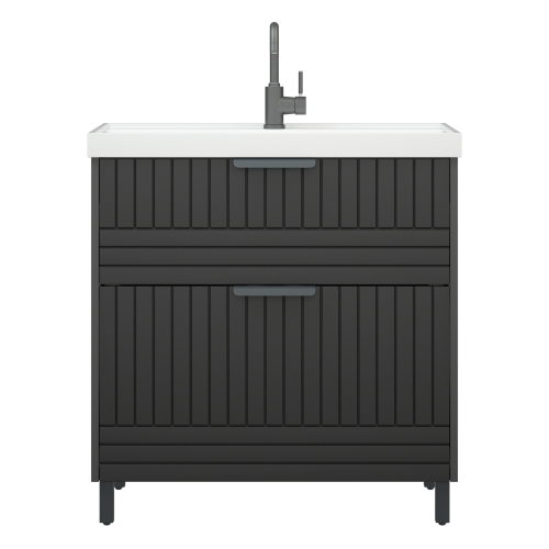 Тумба под раковину Corozo Терра SD-00001323 80х40 напольная цвет серый