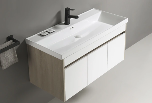 Раковина керамическая Gid Integrado 71165 100х50 встраиваемая цвет белый 1 отверстие под смеситель