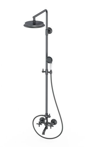 Душевая стойка Wonzon & Woghand Retro WW-88739020-BGM настенная цвет серый