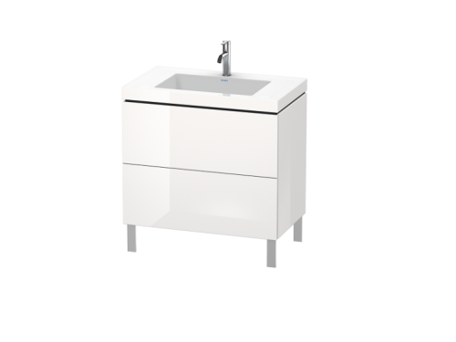 Тумба под раковину Duravit L-Cube LC6937O2222 80х50 напольная цвет белый