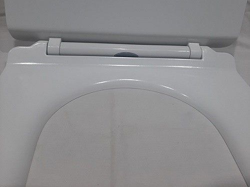 Унитаз приставной CeramaLux 217D белый с сиденьем микролифт каскадный смыв - фото 4