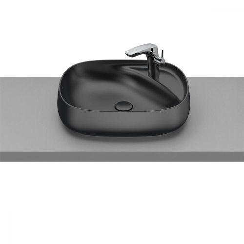 Раковина Roca 73270B8640 60х40 накладная цвет черный