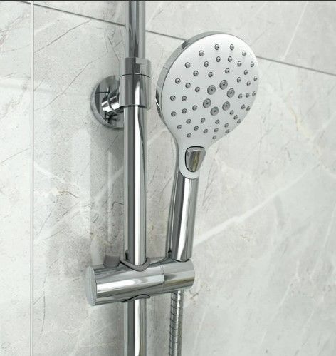 Душевая стойка Iddis Ray RAYSW3Fi76 настенная цвет белый - фото 3