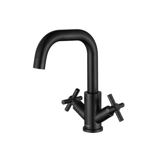 Смеситель Fmark FS8402H на мойку черный