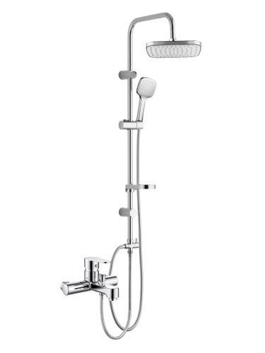 Душевая стойка OneLife P07-844cr настенная цвет хром