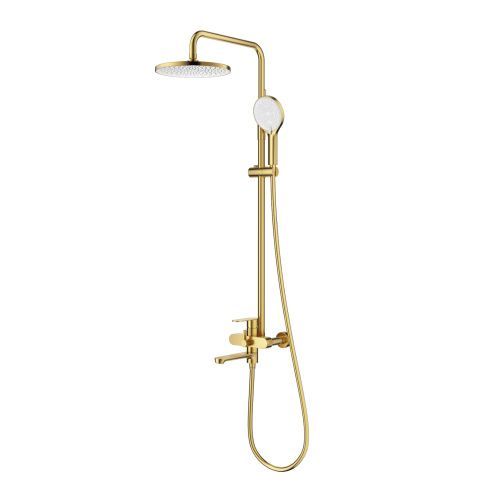 Душевая стойка Splenka S222.24.03 настенная цвет золото