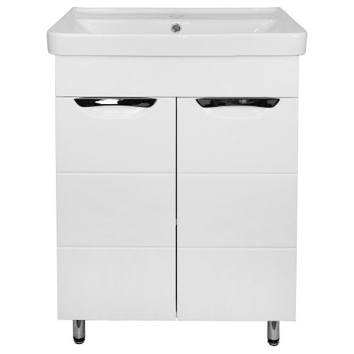 Тумба с раковиной Loranto Стиль CS00069263 60х40 напольная цвет белый