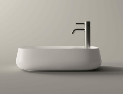 Раковина Alice NUR 33200101 60х40 накладная цвет белый 1 отверстие под смеситель