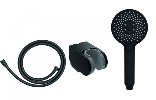 Душевой гарнитур Creavit  SH119S настенный черный