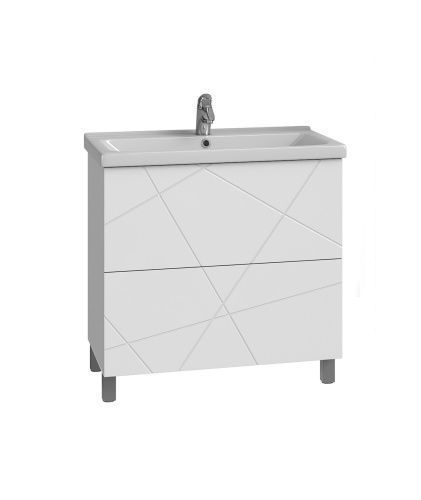 Тумба под раковину Vigo Geometry tn.bsf.GEO.9696.80.2Y 80х40 напольная цвет белый