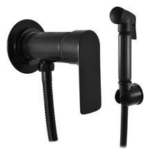 Гигиенический душ со смесителем RavSlezak VLTAVA VT447/1CMAT черный