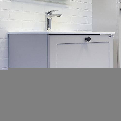 Тумба с раковиной Comforty Ереван 00-00017879CF 60х50 подвесная цвет серый