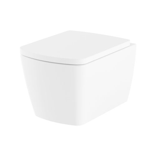 Унитаз подвесной Lavinia Boho Aveo 3306002R белый глянцевый с сиденьем микролифт безободковый каскадный смыв