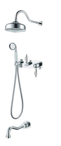 Душевая система Boheme Brilante Ripresa 348 встраиваемая в стену цвет хром