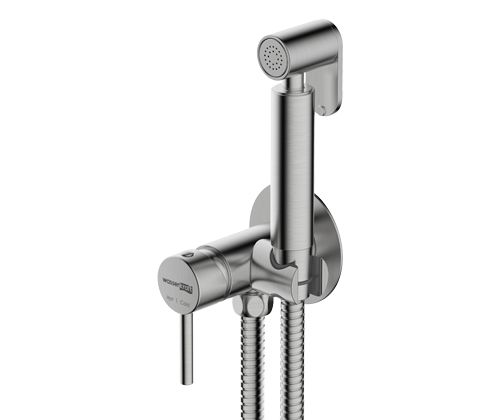 Гигиенический душ со смесителем Wasserkraft Встраиваемая продукция A70338 никель