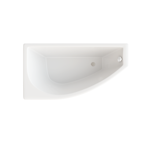 Ванна акриловая Тритон Бэлла Н0000020162 140х75 пристенная асимметричная без каркаса