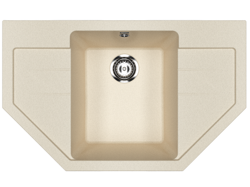 Кухонная мойка Ulgran Classic U-609-328 80х50 цвет бежевый