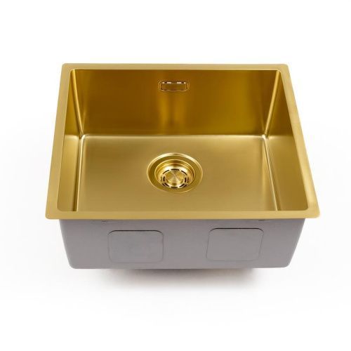 Кухонная мойка Grandex Aqua 5010861 50х45 цвет золото поверхность матовая