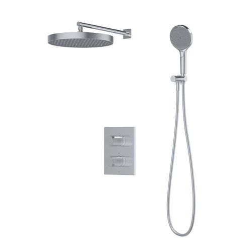 Душевая система Iddis Duna DUNSB0Ti67 встраиваемая в стену цвет хром с термостатом