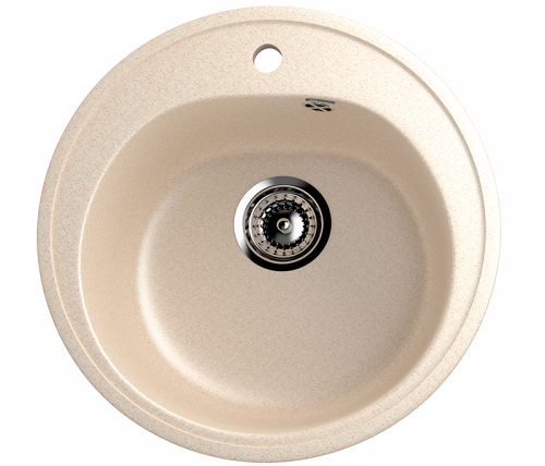 Кухонная мойка Ulgran Classic U-101-328 50х50 цвет бежевый