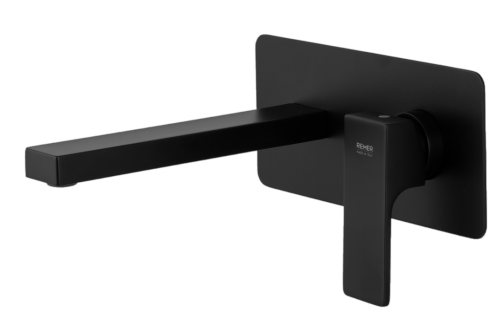 Смеситель для раковины Remer Absolute AU15NO встраиваемый в стену черный