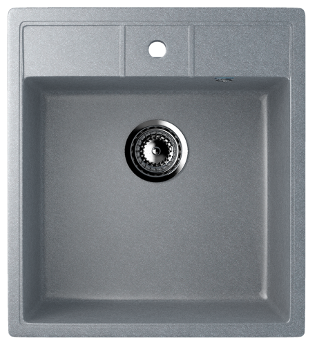 Кухонная мойка Ulgran Classic U-406-342 45х50 цвет серый
