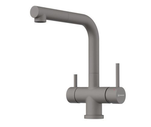 Смеситель для кухни Omoikiri Takamatsu-S 4994562 на мойку серый
