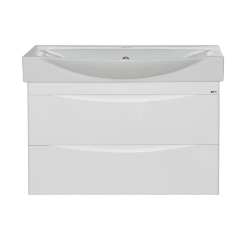 Тумба под раковину Misty Элвис П-Элв01085-0112ЯПо 80х40 подвесная цвет белый