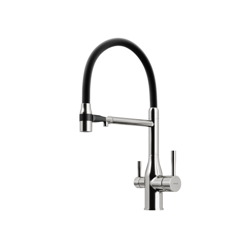 Смеситель для кухни Sancos Garda SC4009BN на мойку никель