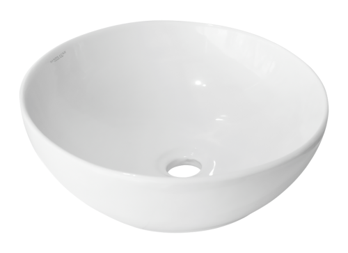 Раковина мебельная из сантехнического фарфора Sanita Luxe Art Slim 40 ART40SLWB01S 40х40 накладная цвет белый