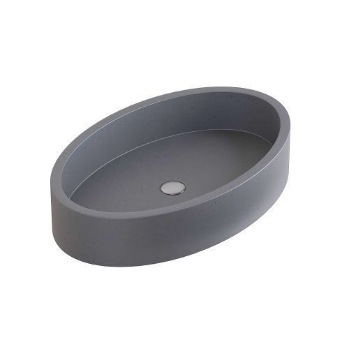 Раковина из искусственного камня Uperwood Rome 291020218 60х40 накладная цвет серый