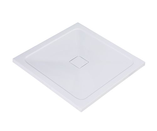 Душевой поддон из искусственного камня Wasserkraft Dinkel 58T 58T03 90х90 белый