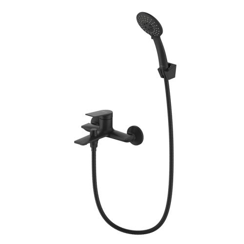 Смеситель для ванны Milardo Azure AZUBL00M02 настенный черный