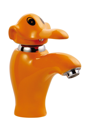 Смеситель Gid Aventura C054OR на раковину оранжевый