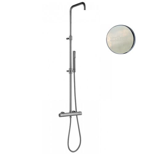 Душевая стойка Webert EL980508345 настенная цвет никель с термостатом