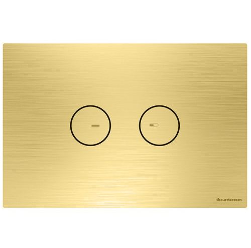 Клавиша смыва механическая Artceram Inox 715 715.000.HB цвет латунь