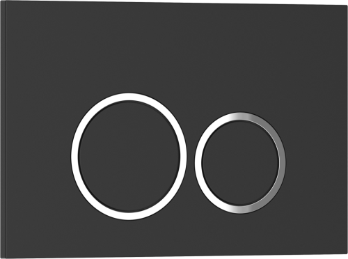 Клавиша смыва механическая Iberica Blanca ESTI-O IB.B082.002.000 цвет черный