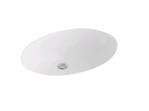 Раковина керамическая Villeroy Boch Evana 61470001 50х40 встраиваемая цвет белый без отверстий под смеситель