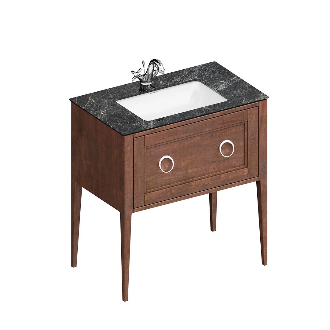 Тумба под раковину Kerama Marazzi PLAZA PL.CN.80.1\NUT.M 80х50 напольная цвет коричневый