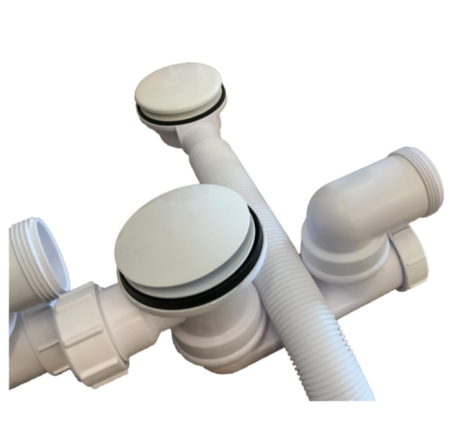 Слив-перелив для ванны Knief 0100-091-06S WM белый