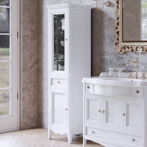 Шкаф-пенал TW collection VERONICA NUOVO VER3050S-B 50х170 цвет белый