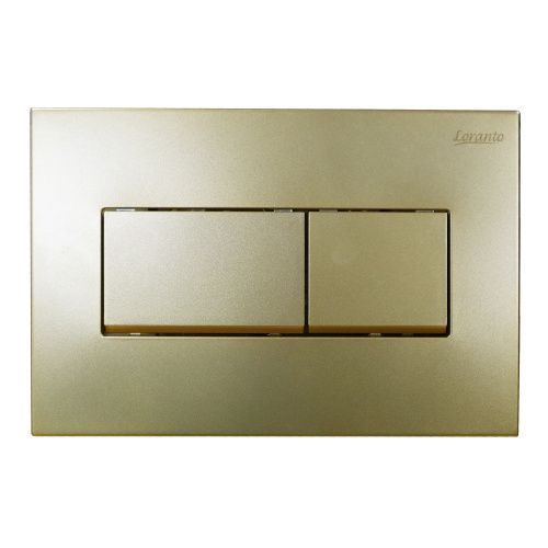Клавиша смыва механическая Loranto KARE 7335 цвет золото