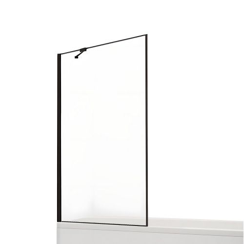 Душевая шторка на ванну New Trendy NEW MODUS Black EXK-1933 70х150 стекло прозрачное профиль черный ориентация универсальная