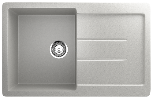 Кухонная мойка Ulgran Classic U-507-310 75х50 цвет серый