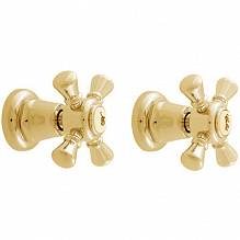 Смеситель для душа RavSlezak MORAVA RETRO MK383Z встраиваемый в стену золото