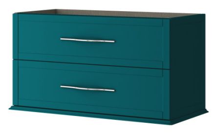 Тумба под раковину Cezares TIFFANY 54953 100х50 подвесная цвет голубой